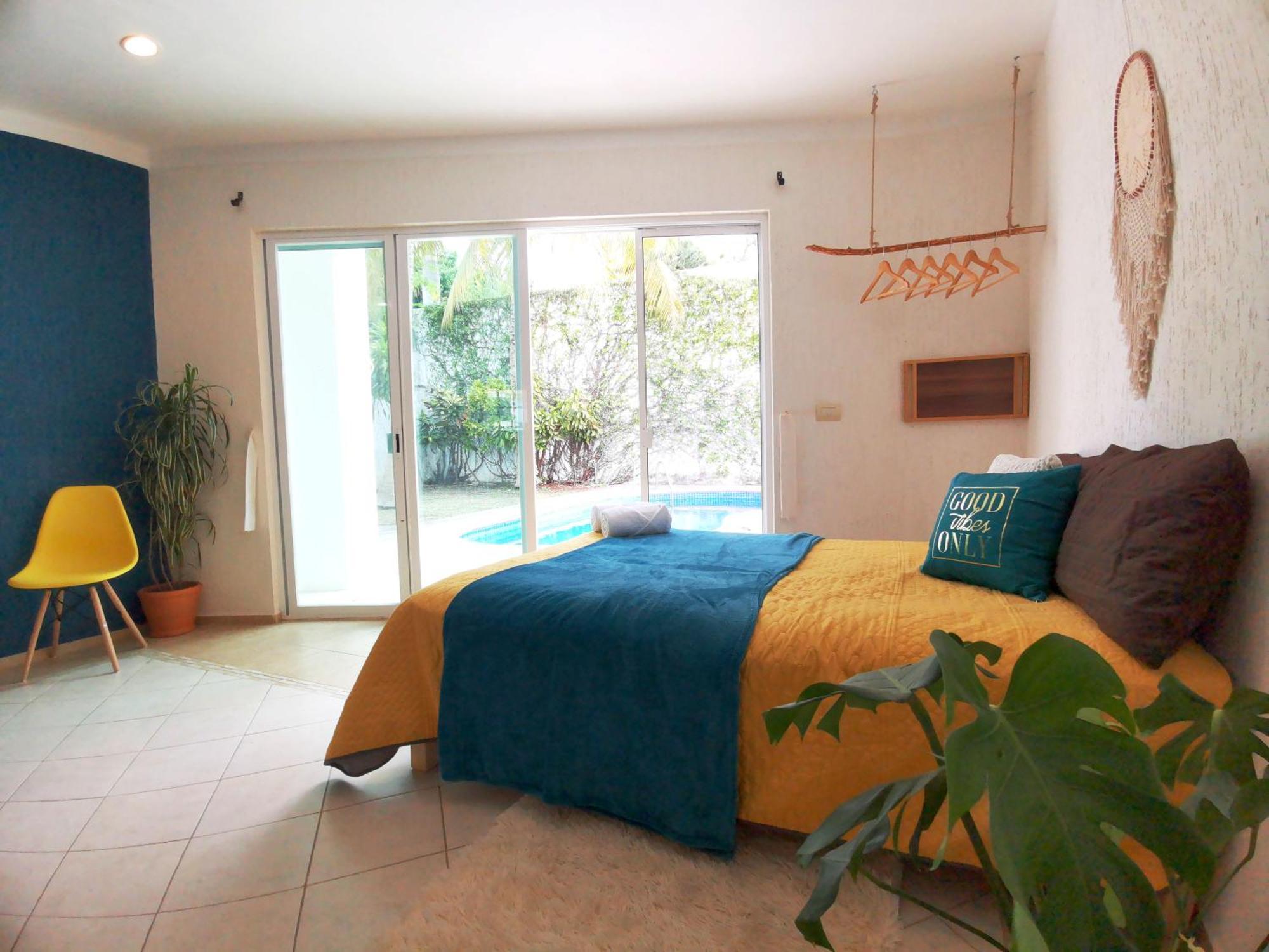 Beautiful & Cozy Near Beach Apartment Pool & Kingsize Bed Канкун Номер фото